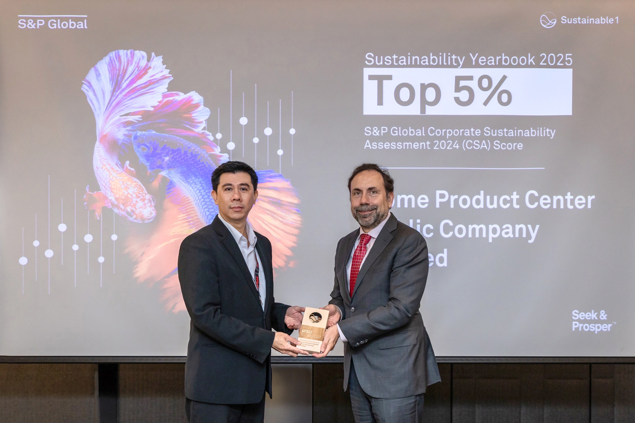 โฮมโปร ติด Top 5% จากการประเมินของ S&P Global